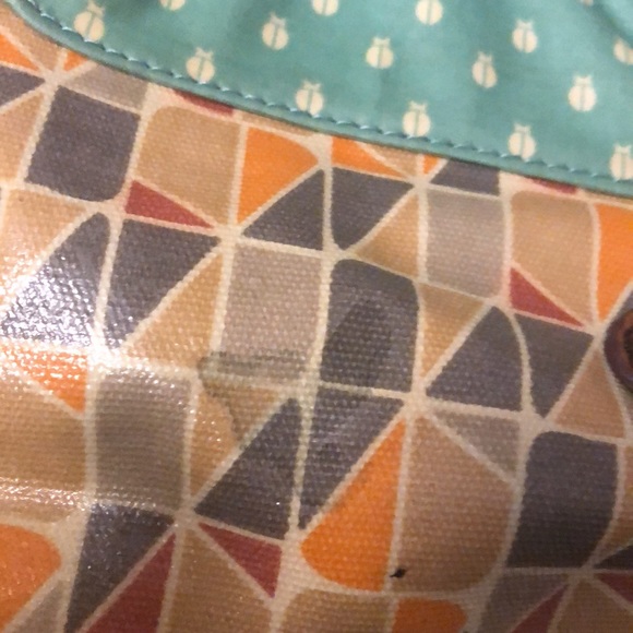 Fossil Key-Per Geometric Pattern Crossbody Bag - Picture 3 of 10